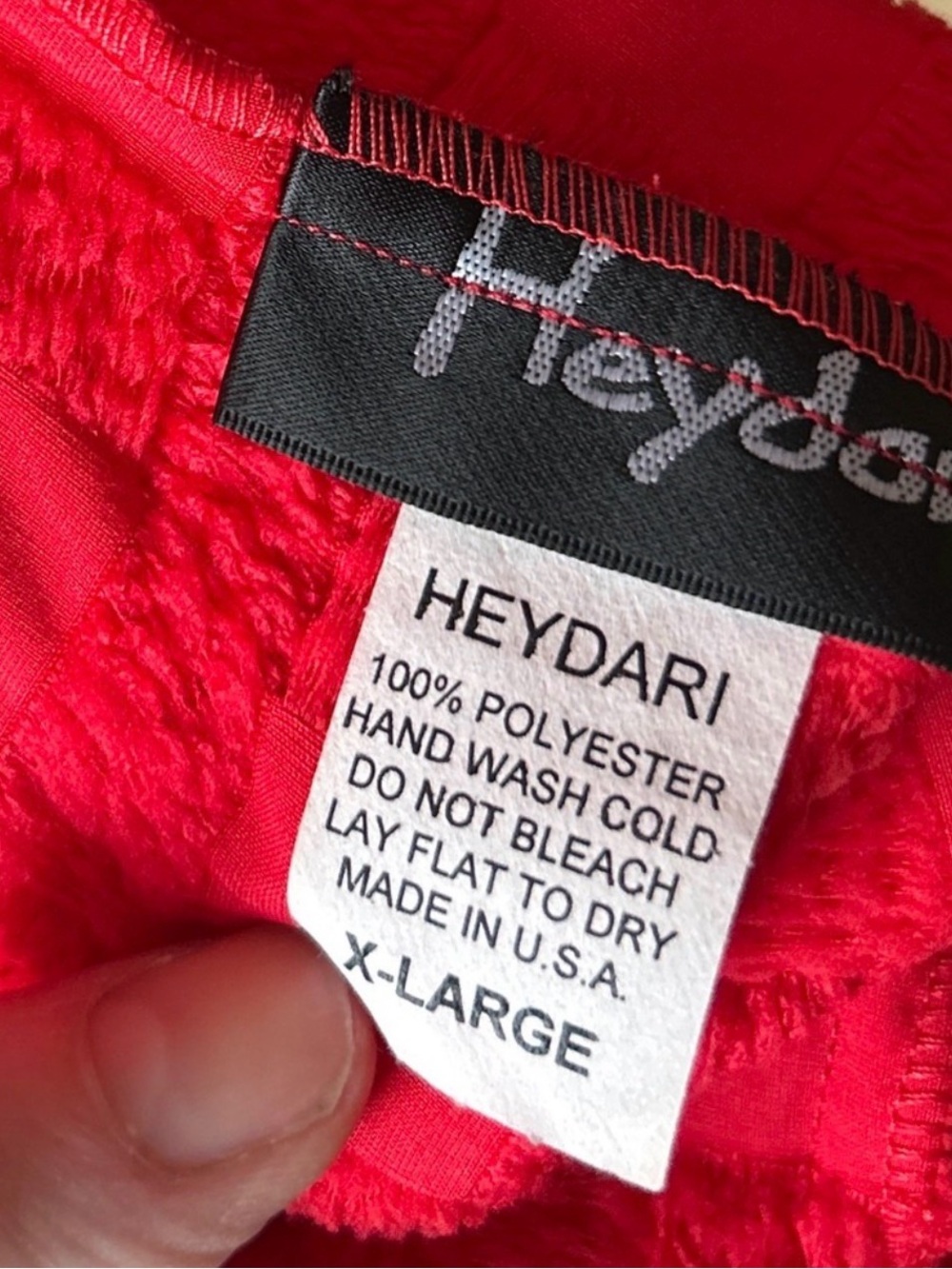Heydari Red Textured Open Cardigan - Picture 5 of 5
